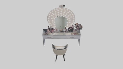 3D model Makeup Room VR / AR / low-poly