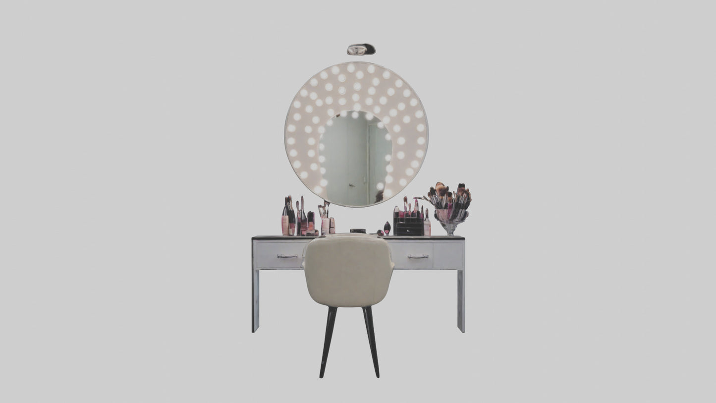 3D model Makeup Room VR / AR / low-poly