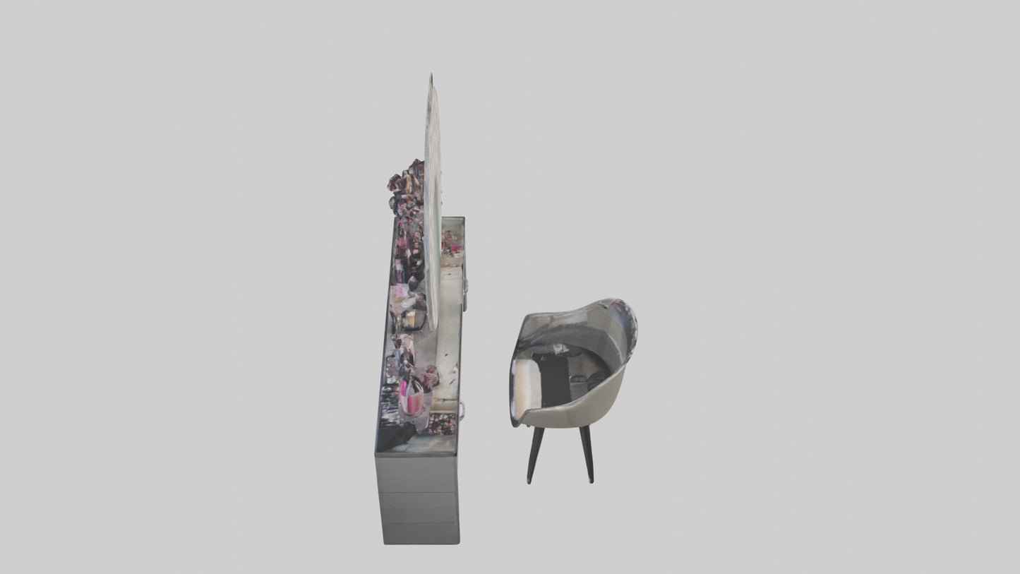 3D model Makeup Room VR / AR / low-poly