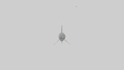 Mako Shark Skeleton model VR / AR / low-poly