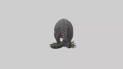3D model Malayan Civet sneaking model VR / AR / low-poly