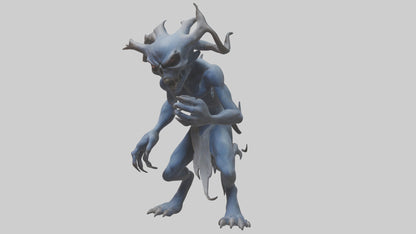 3D model Malicious spirit model VR / AR / low-poly