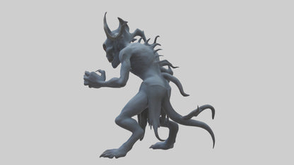 3D model Malicious spirit model VR / AR / low-poly