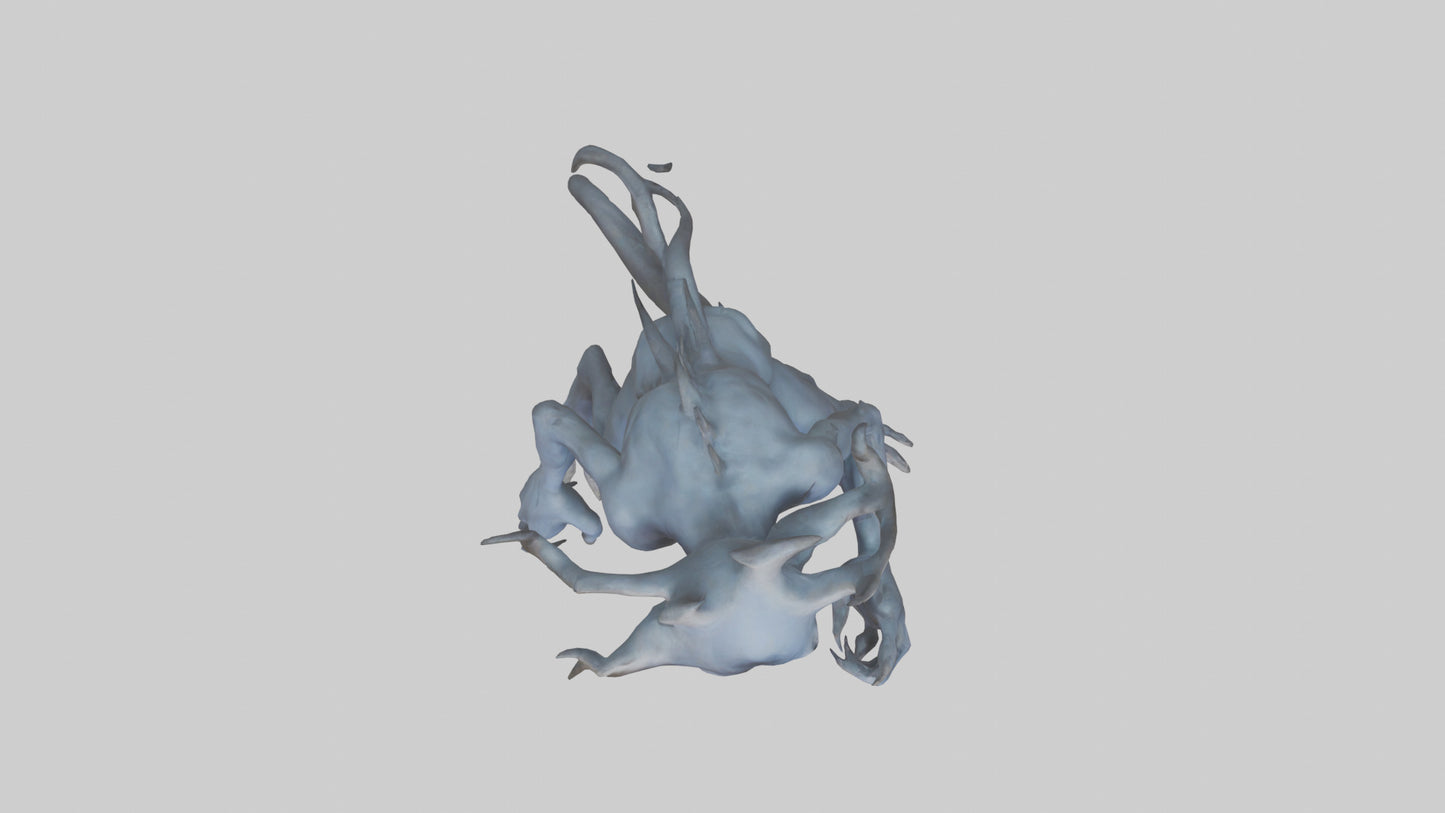 3D model Malicious spirit model VR / AR / low-poly