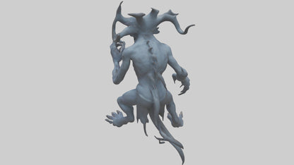 3D model Malicious spirit model VR / AR / low-poly
