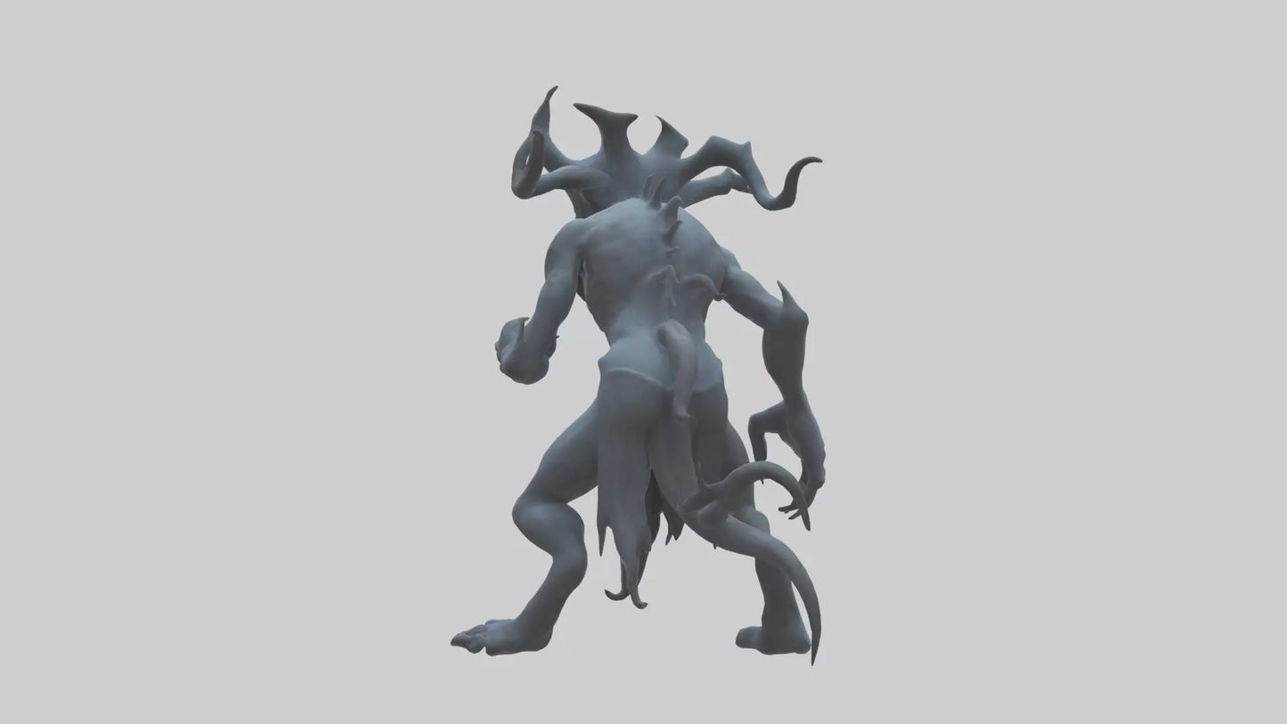 3D model Malicious spirit model VR / AR / low-poly