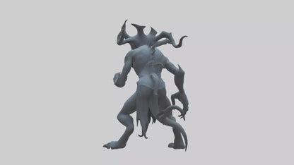 3D model Malicious spirit model VR / AR / low-poly
