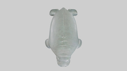 3D model Manatee statue model VR / AR / low-poly