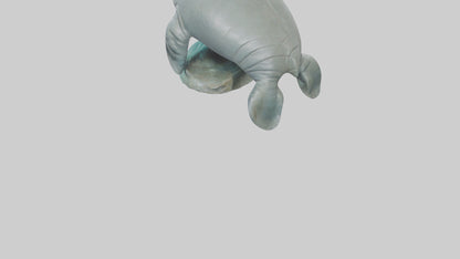 3D model Manatee statue model VR / AR / low-poly