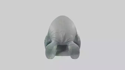 3D model Manatee statue model VR / AR / low-poly