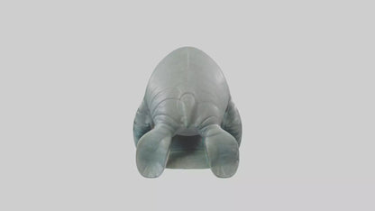 3D model Manatee statue model VR / AR / low-poly