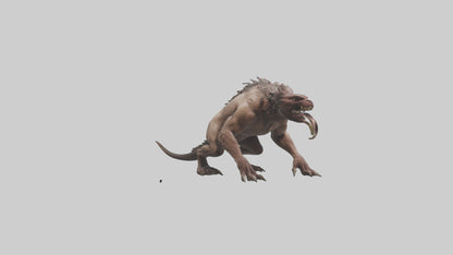 3D model Maneating beast model VR / AR / low-poly