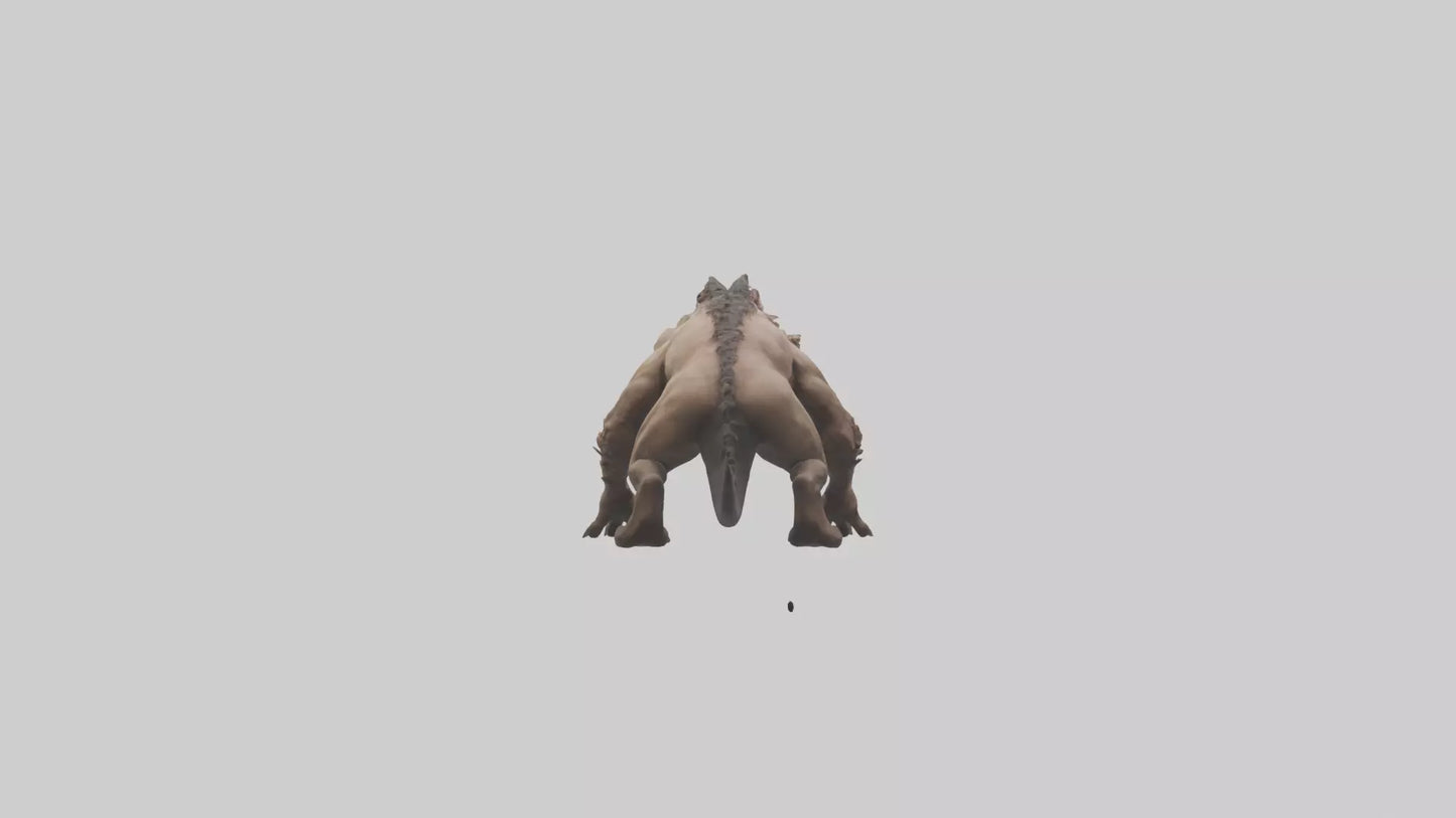 3D model Maneating beast model VR / AR / low-poly