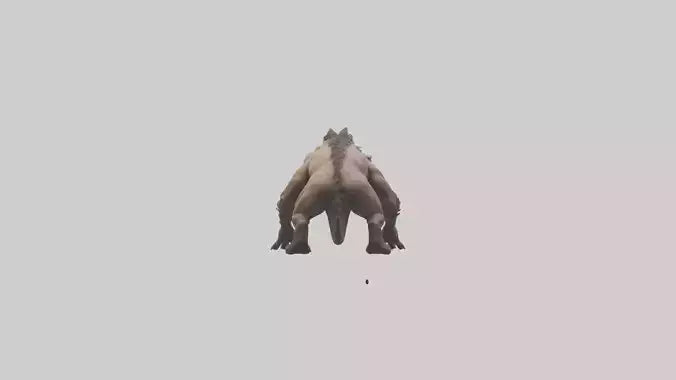 3D model Maneating beast model VR / AR / low-poly