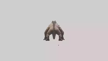 3D model Maneating beast model VR / AR / low-poly