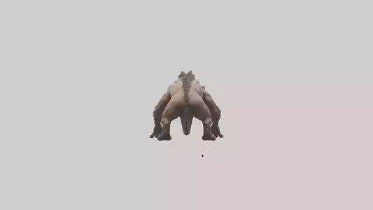 3D model Maneating beast model VR / AR / low-poly
