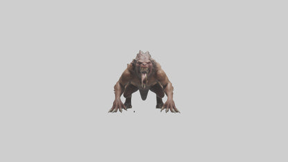 3D model Maneating beast model VR / AR / low-poly