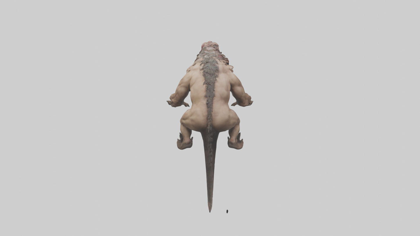 3D model Maneating beast model VR / AR / low-poly
