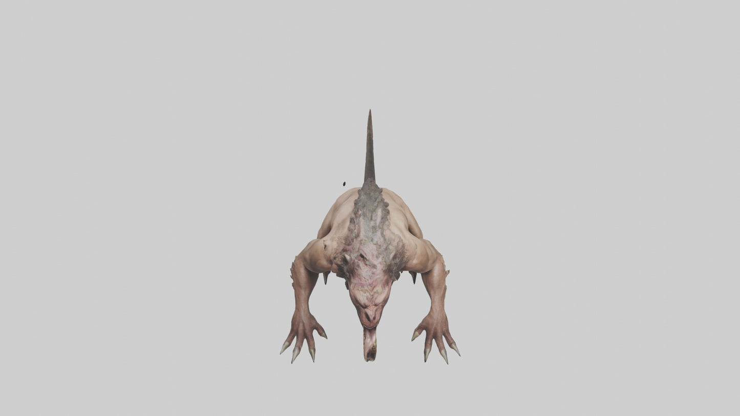 3D model Maneating beast model VR / AR / low-poly