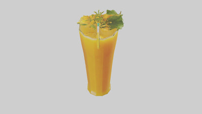3D model Mango juice model VR / AR / low-poly