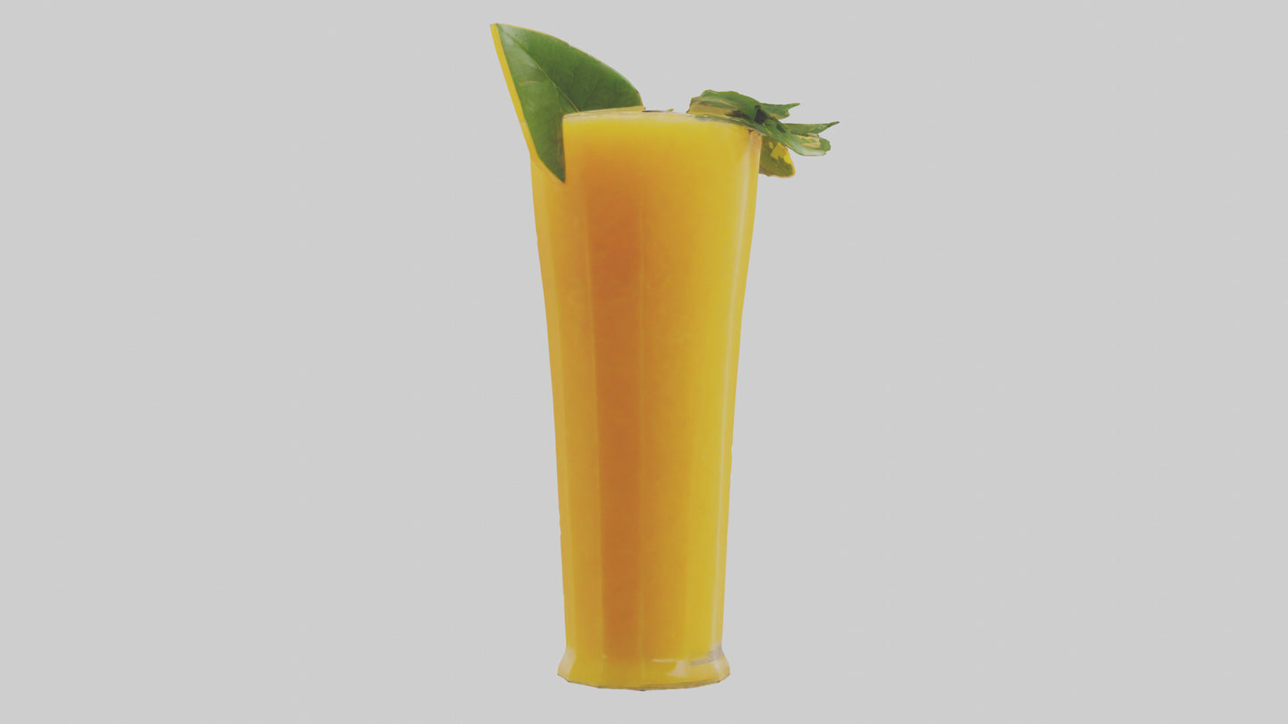 3D model Mango juice model VR / AR / low-poly