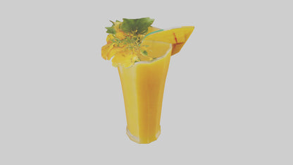 3D model Mango juice model VR / AR / low-poly