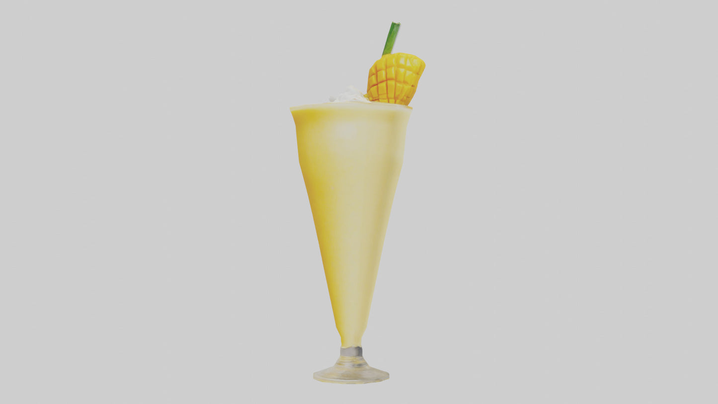 3D model Mango lassi model VR / AR / low-poly