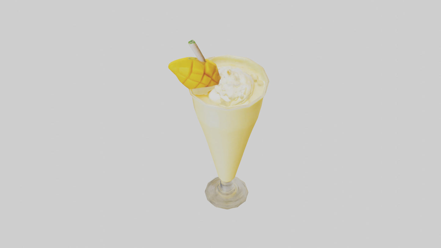 3D model Mango lassi model VR / AR / low-poly