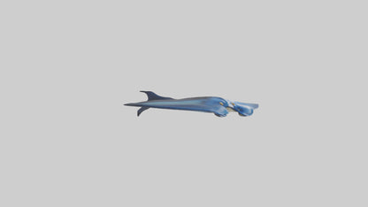 3D model Manta Ray swimming model VR / AR / low-poly