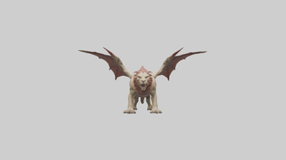 3D model Manticore model VR / AR / low-poly