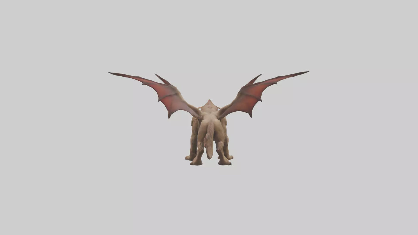 3D model Manticore model VR / AR / low-poly
