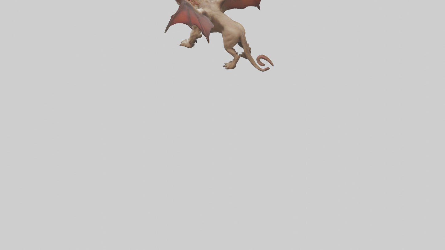 3D model Manticore model VR / AR / low-poly