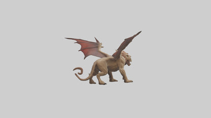 3D model Manticore model VR / AR / low-poly