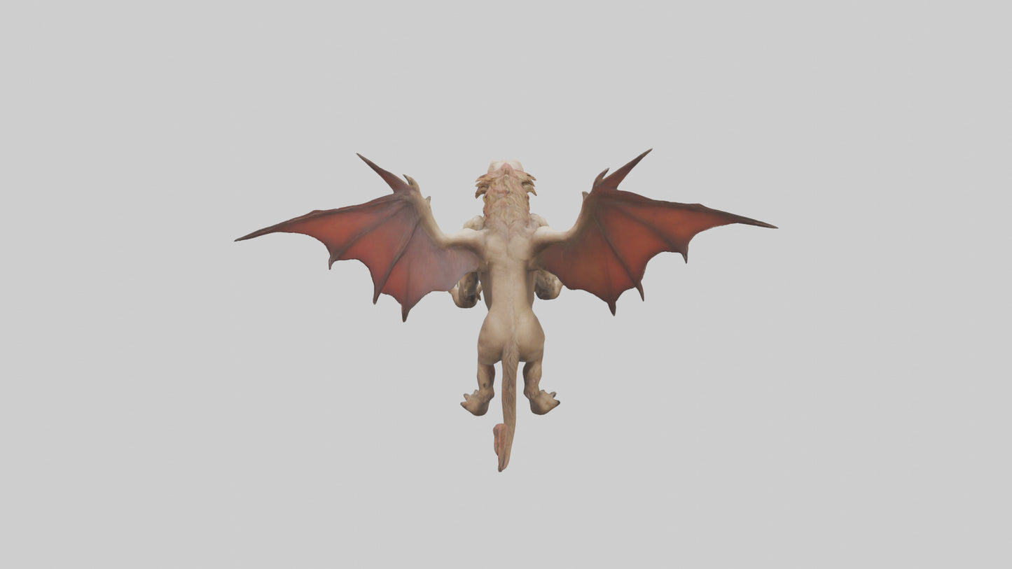 3D model Manticore model VR / AR / low-poly
