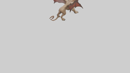 3D model Manticore model VR / AR / low-poly