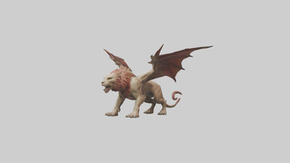 3D model Manticore model VR / AR / low-poly
