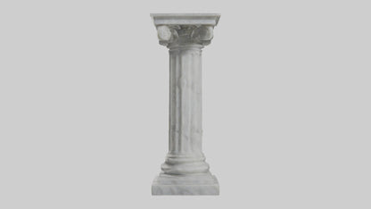 3D model Marble pedestal model 2 VR / AR / low-poly