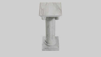 3D model Marble pedestal model 2 VR / AR / low-poly