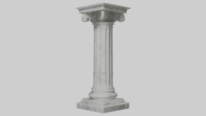 3D model Marble pedestal model 2 VR / AR / low-poly