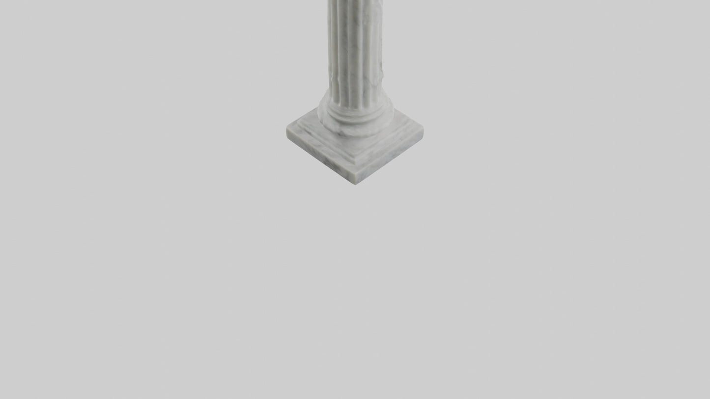 3D model Marble pedestal model 2 VR / AR / low-poly