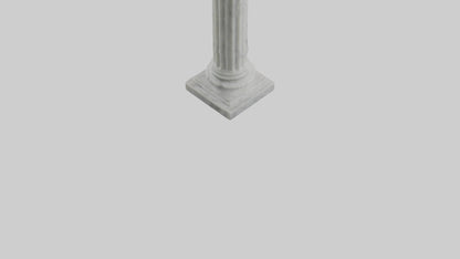 3D model Marble pedestal model 2 VR / AR / low-poly