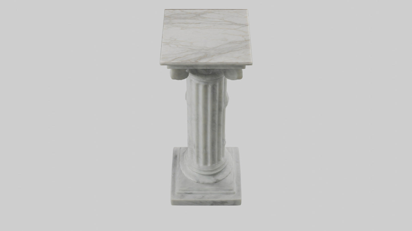 3D model Marble pedestal model 2 VR / AR / low-poly
