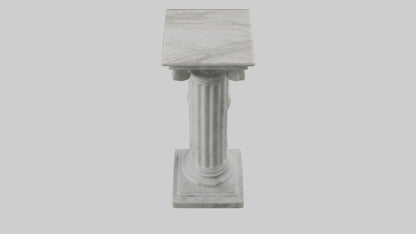 3D model Marble pedestal model 2 VR / AR / low-poly
