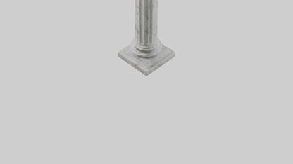3D model Marble pedestal model 2 VR / AR / low-poly