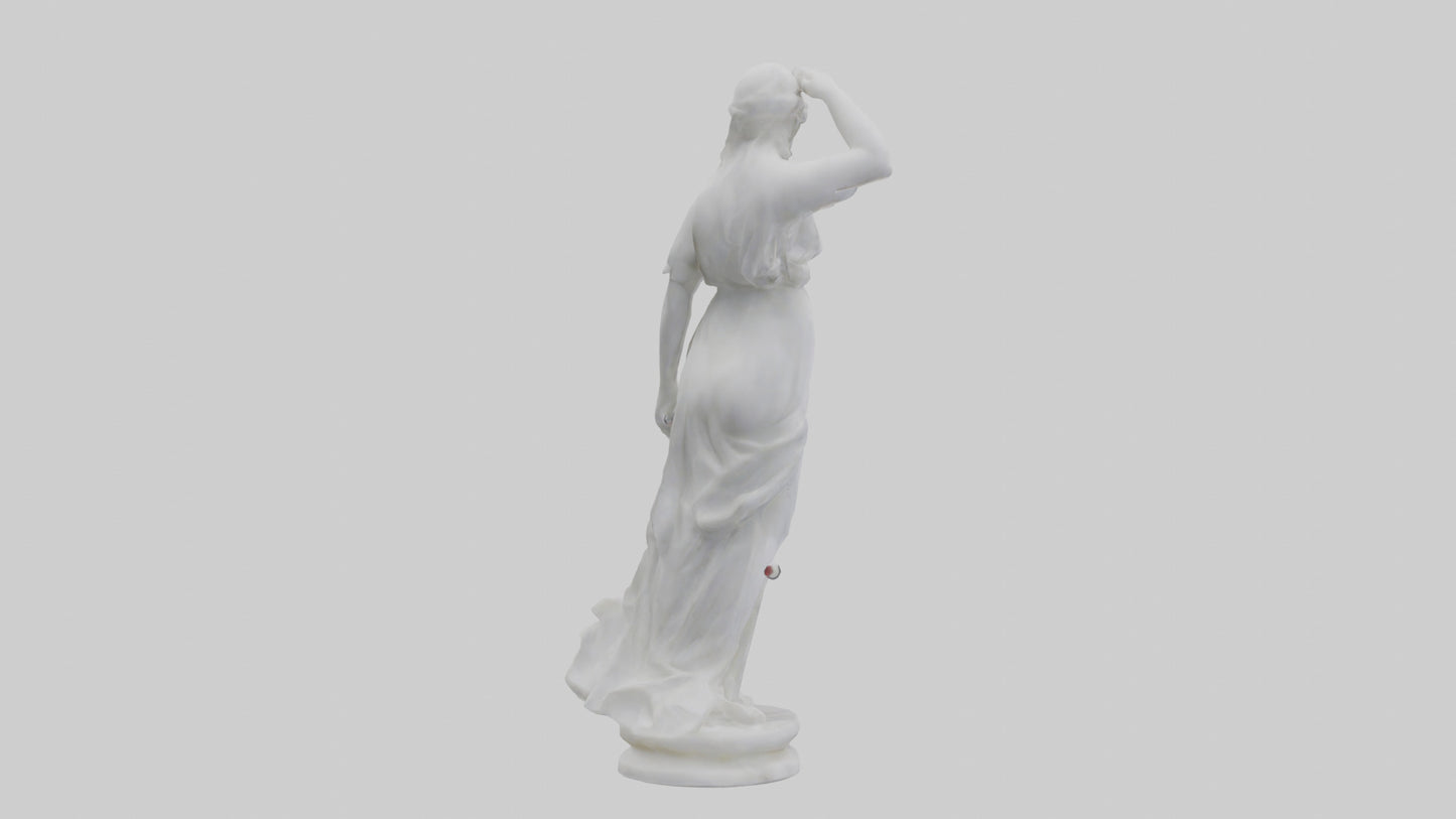 3D model Marble sculpture model VR / AR / low-poly