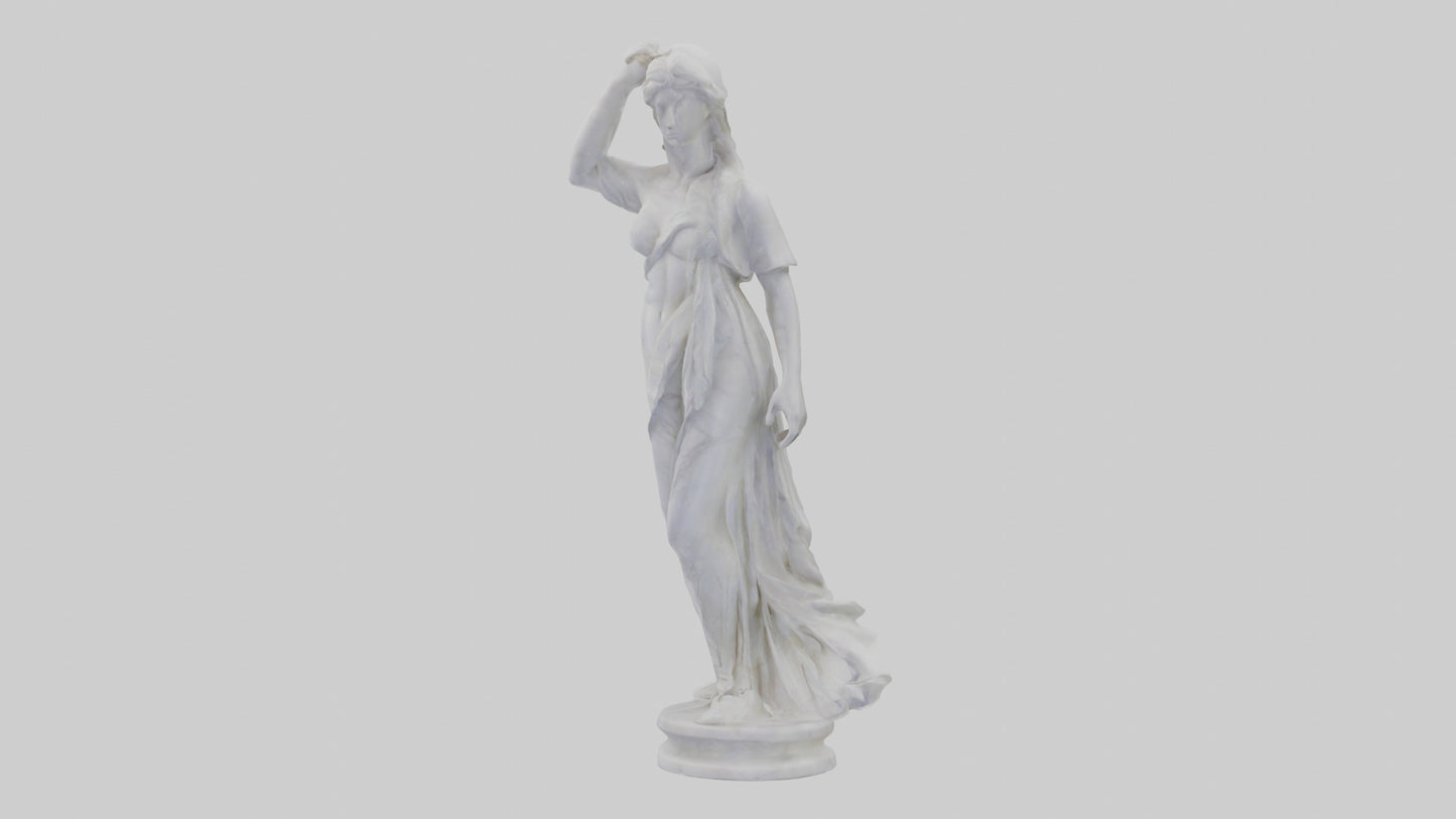 3D model Marble sculpture model VR / AR / low-poly