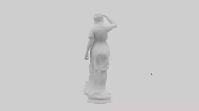 3D model Marble sculpture model VR / AR / low-poly