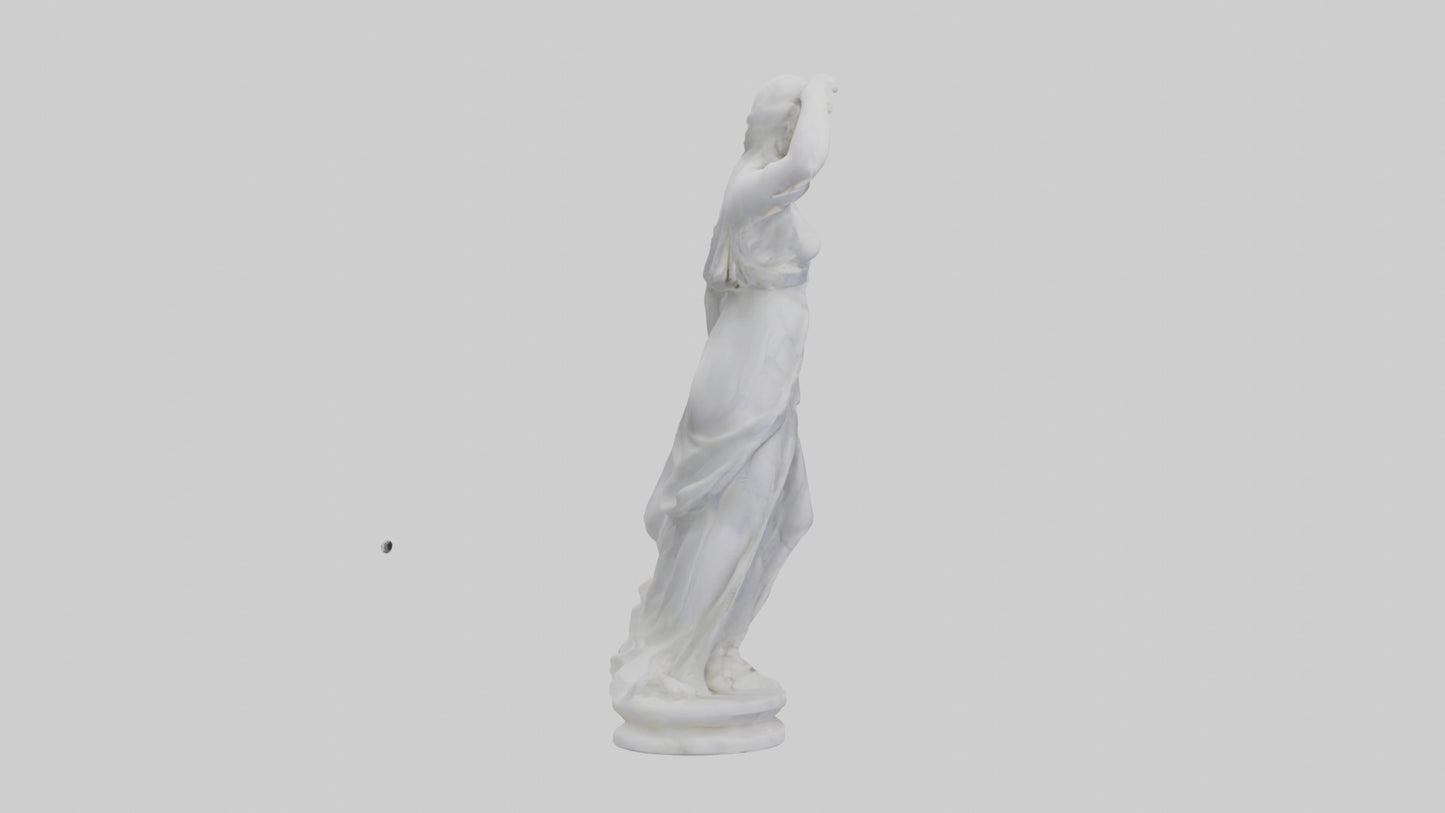 3D model Marble sculpture model VR / AR / low-poly