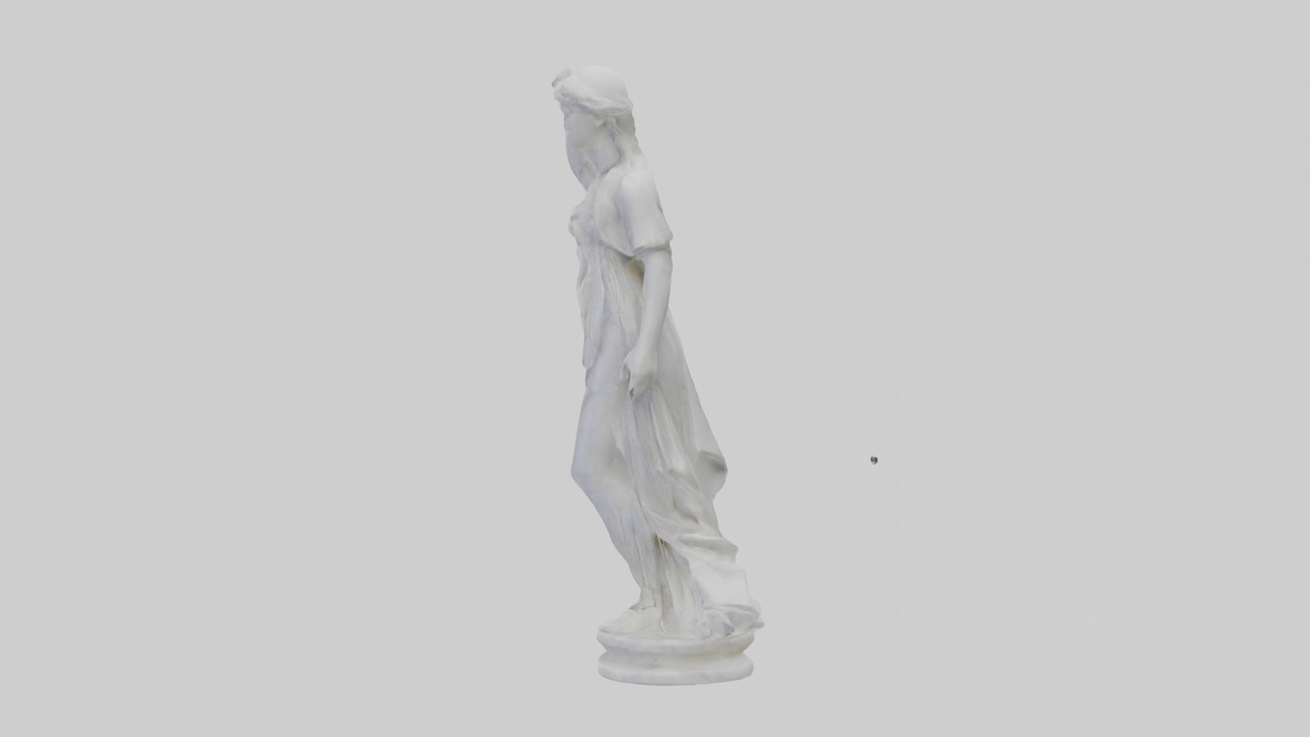 3D model Marble sculpture model VR / AR / low-poly