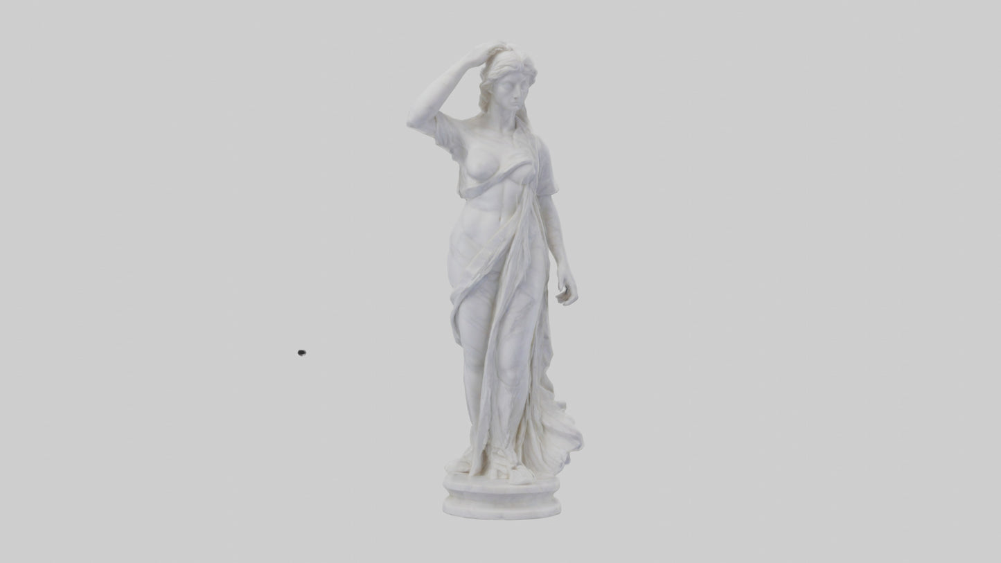 3D model Marble sculpture model VR / AR / low-poly